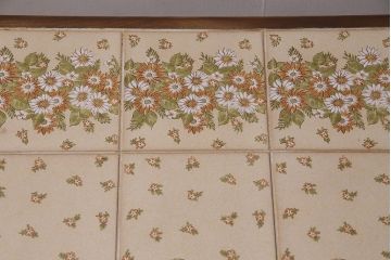 ヴィンテージ家具　北欧ビンテージ　G-PLAN(ジープラン)　チーク材　タイルトップの大振りなセンターテーブル(R-046658)