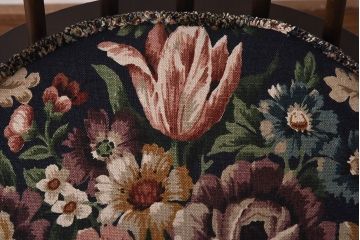 ヴィンテージ家具　イギリスビンテージ　ERCOL(アーコール)　ゴールドスミス　クッション付きダイニングチェア(椅子、ハイバックチェア)(R-046660)