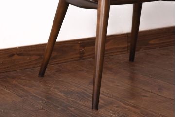 ヴィンテージ家具　イギリスビンテージ　ERCOL(アーコール)　ゴールドスミス　クッション付きダイニングチェア(椅子、ハイバックチェア)(R-046660)