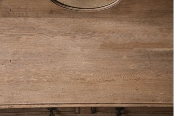 アンティーク家具　イギリスアンティーク　ストリップド(剥離)　オーク材　柔らかな雰囲気のミラーバックサイドボード(収納棚、キャビネット)(R-046662)