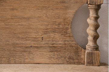 アンティーク家具　イギリスアンティーク　ストリップド(剥離)　オーク材　柔らかな雰囲気のミラーバックサイドボード(収納棚、キャビネット)(R-046662)