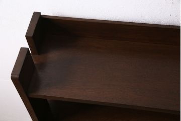 【ご成約品】レトロ家具　ナラ材　本棚(R-046665)