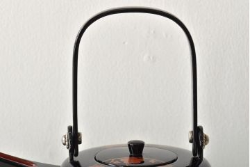輪島塗　五島屋　木製蒔絵　屠蘇器　共箱(杯台、銚子、金彩)(R-046670)