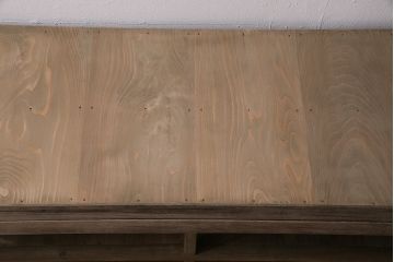 アンティーク家具　昭和初期　ストリップド(剥離)　特大サイズ!素朴な木味が魅力のサイドボード(本棚、収納棚)(R-046682)