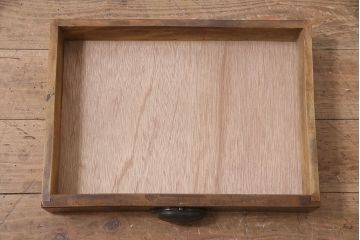 アンティーク家具　昭和中期　ラワン材　小振りなサイズが可愛いレトロな文机(花台、飾り台)(R-046686)