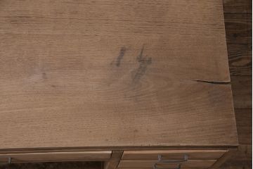 アンティーク家具　昭和中期　ストリップド(剥離)　栗材　ナチュラルな雰囲気が魅力の文机(ローテーブル、センターテーブル)(R-046687)