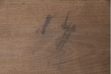 アンティーク家具　昭和中期　ストリップド(剥離)　栗材　ナチュラルな雰囲気が魅力の文机(ローテーブル、センターテーブル)(R-046687)