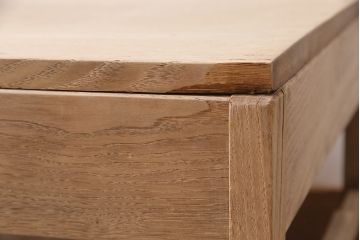 アンティーク家具　昭和中期　ストリップド(剥離)　栗材　ナチュラルな雰囲気が魅力の文机(ローテーブル、センターテーブル)(R-046687)