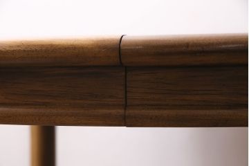 ヴィンテージ家具　DREXEL HERITAGE(ドレクセルヘリテイジ)　ラウンド型　温かみのある雰囲気が素敵なエクステンションテーブル(ダイニングテーブル、ビンテージ)(R-046689)