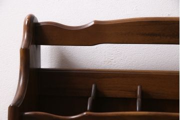 ヴィンテージ家具　カリモク　シックな空間にも馴染むスリッパラック(スリッパ立て、ビンテージ)(R-046695)