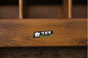 ヴィンテージ家具　カリモク　シックな空間にも馴染むスリッパラック(スリッパ立て、ビンテージ)(R-046695)