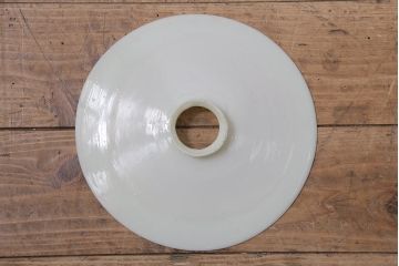 アンティーク照明　昭和レトロ　平笠シェードの吊り下げ照明(ペンダントライト、天井照明、電笠)(R-046721)