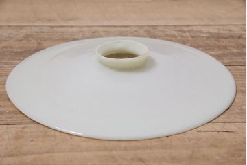 アンティーク照明　昭和レトロ　平笠シェードの吊り下げ照明(ペンダントライト、天井照明、電笠)(R-046721)