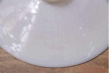 アンティーク照明　昭和レトロ　昔懐かしい平笠シェードの吊り下げ照明(ペンダントライト、天井照明、電笠)(R-046722)