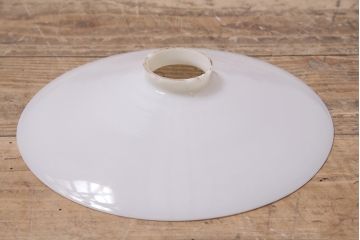 アンティーク照明　昭和レトロ　昔懐かしい平笠シェードの吊り下げ照明(ペンダントライト、天井照明、電笠)(R-046724)