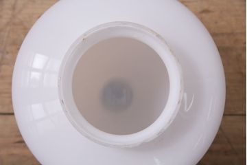 アンティーク照明　昭和中期　ころんとしたフォルムのレトロなペンダントライト(天井照明)(R-046726)