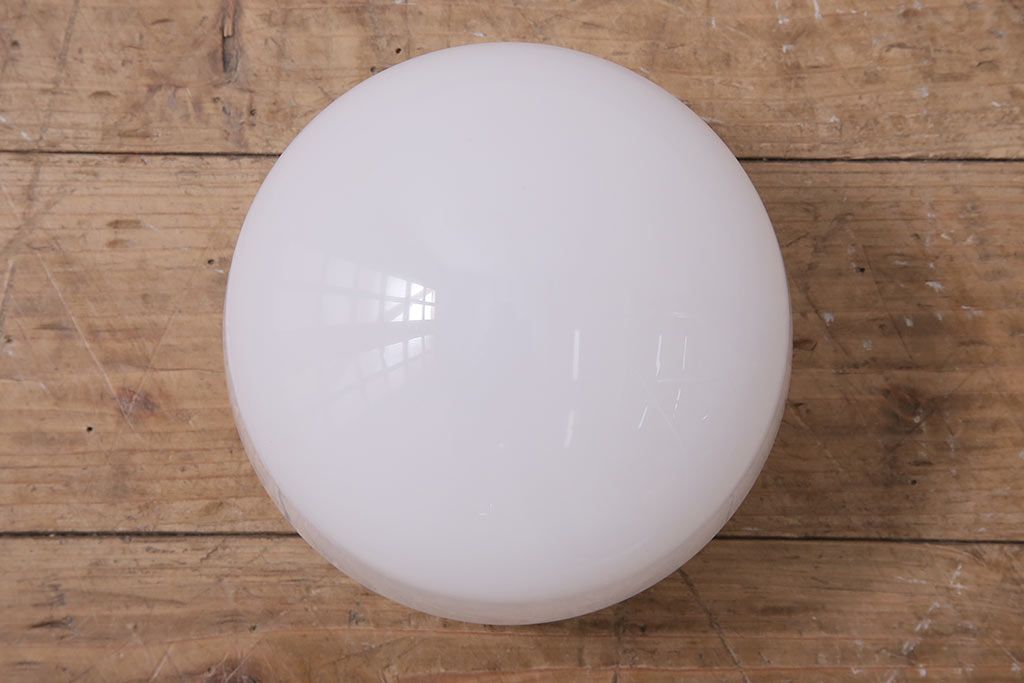 アンティーク照明　昭和中期　ころんとしたフォルムのレトロなペンダントライト(天井照明)(R-046727)