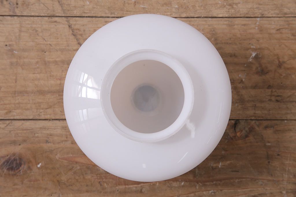 アンティーク照明　昭和中期　ころんとしたフォルムのレトロなペンダントライト(天井照明)(R-046727)