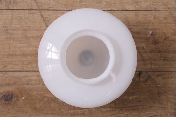 アンティーク照明　昭和中期　ころんとしたフォルムのレトロなペンダントライト(天井照明)(R-046727)