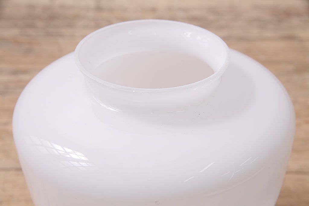 アンティーク照明　昭和中期　ころんとしたフォルムのレトロなペンダントライト(天井照明)(R-046727)