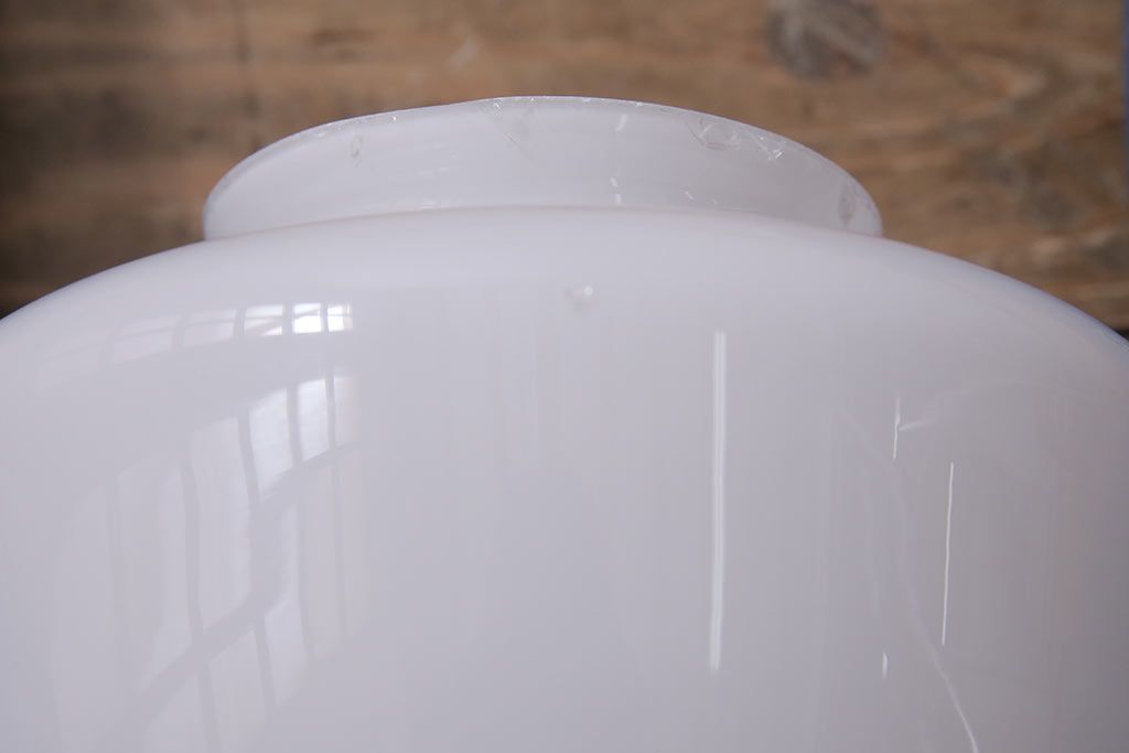 アンティーク照明　昭和中期　ころんとしたフォルムのレトロなペンダントライト(天井照明)(R-046727)