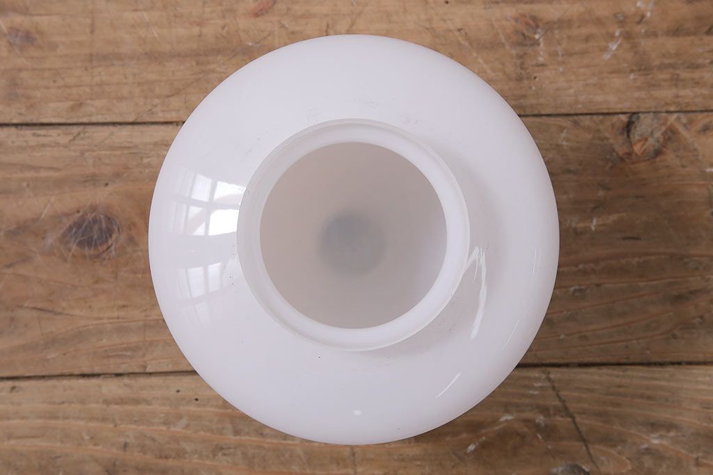 アンティーク照明　昭和中期　ころんとしたフォルムのレトロなペンダントライト(天井照明)(R-046728)