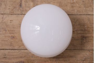 アンティーク照明　昭和中期　ころんとしたフォルムのレトロなペンダントライト(天井照明)(R-046729)