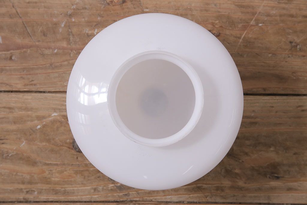 アンティーク照明　昭和中期　ころんとしたフォルムのレトロなペンダントライト(天井照明)(R-046729)