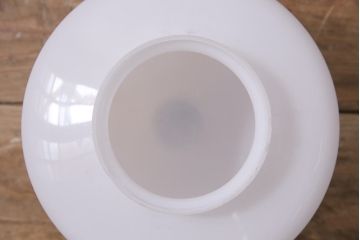 アンティーク照明　昭和中期　ころんとしたフォルムのレトロなペンダントライト(天井照明)(R-046729)