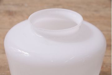 アンティーク照明　昭和中期　ころんとしたフォルムのレトロなペンダントライト(天井照明)(R-046729)