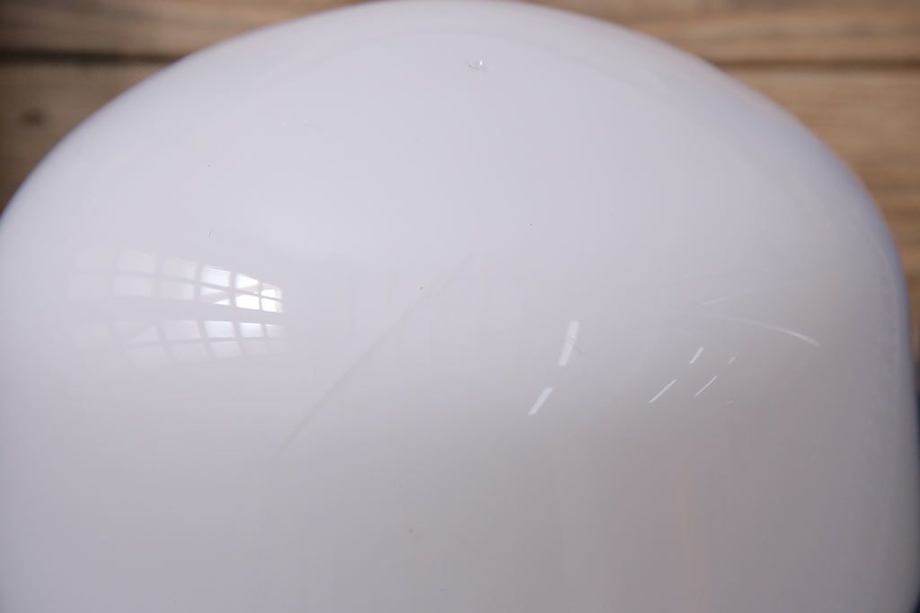 アンティーク照明　昭和中期　ころんとしたフォルムのレトロなペンダントライト(天井照明)(R-046729)