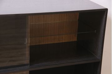 ビンテージ家具　ディスプレイも楽しめる和レトロな戸棚(R-収納棚、棚、キャビネット)(R-046731)