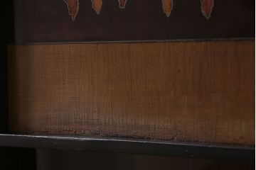 ビンテージ家具　ディスプレイも楽しめる和レトロな戸棚(R-収納棚、棚、キャビネット)(R-046731)