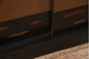 ビンテージ家具　ディスプレイも楽しめる和レトロな戸棚(R-収納棚、棚、キャビネット)(R-046731)