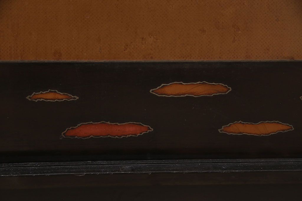 ビンテージ家具　ディスプレイも楽しめる和レトロな戸棚(R-収納棚、棚、キャビネット)(R-046731)