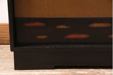 ビンテージ家具　ディスプレイも楽しめる和レトロな戸棚(R-収納棚、棚、キャビネット)(R-046731)