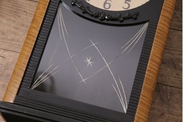 アンティーク時計　昭和中期　精工舎(SEIKOSHA、セイコー)　ゼンマイ式　21DAY　木の温かみを感じるレトロな柱時計(掛け時計、振り子時計)(R-046733)