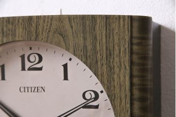 アンティーク時計　昭和中期　CITIZEN(シチズン)　30DAY　ゼンマイ式　カレンダー付　レトロなデザインが魅力の掛け時計(振り子時計、柱時計)(R-046734)
