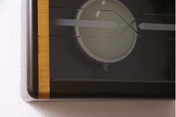 アンティーク時計　昭和中期　精工舎(SEIKOSHA、セイコー)　ゼンマイ式　14DAY　スタイリッシュなデザインが魅力の柱時計(掛け時計、振り子時計)(R-046735)