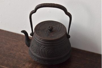 大正〜昭和初期　南部保寿堂　鉄瓶(茶道具)(R-046737)