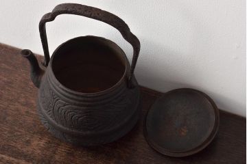大正〜昭和初期　南部保寿堂　鉄瓶(茶道具)(R-046737)