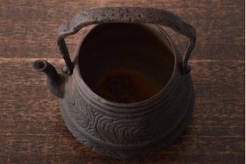 大正〜昭和初期　南部保寿堂　鉄瓶(茶道具)(R-046737)