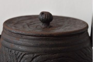 大正〜昭和初期　南部保寿堂　鉄瓶(茶道具)(R-046737)