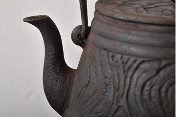 大正〜昭和初期　南部保寿堂　鉄瓶(茶道具)(R-046737)
