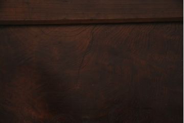 アンティーク家具　昭和初期　前面ケヤキ材　深みのある木肌が魅力の帳場箪笥(時代箪笥、収納棚)(R-046749)