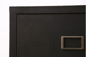 ヴィンテージ家具　昭和中期　日産丸紅　レトロな雰囲気たっぷりの古い金庫(ディスプレイ、ビンテージ)(R-046752)