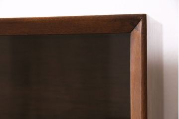 ヴィンテージ家具　イギリス　HERBERT E. GIBBS(ハーバート・E・ギブス)　チーク材　洗練された佇まいが魅力的なキャビネット(本箱、ブックケース、収納棚、ビンテージ)(R-046754)