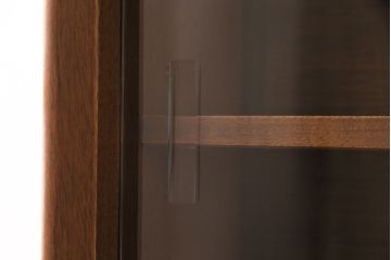 ヴィンテージ家具　イギリス　HERBERT E. GIBBS(ハーバート・E・ギブス)　チーク材　洗練された佇まいが魅力的なキャビネット(本箱、ブックケース、収納棚、ビンテージ)(R-046754)