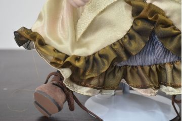 CASCO　ビスクドール　Cadeaux　Porcelain　doll　陶器人形(R-046773)