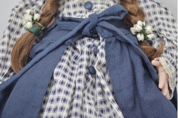 CARINE　ビスクドール　POUPEE　PORCELAINE　人形(R-046774)